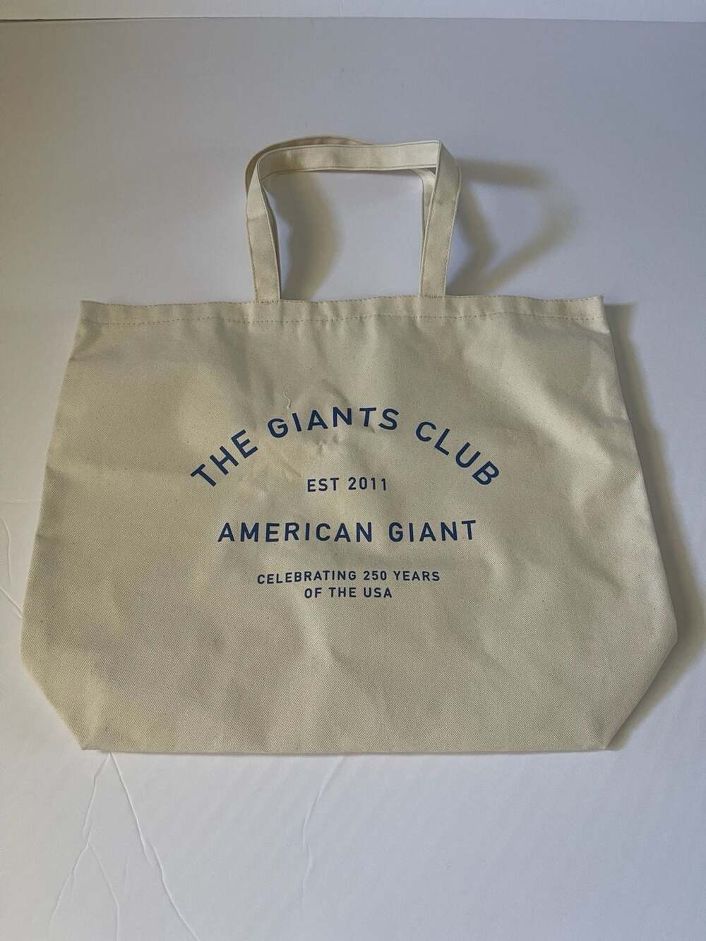 American Giant The Giants Club Canvas Tote Bag USA AG
